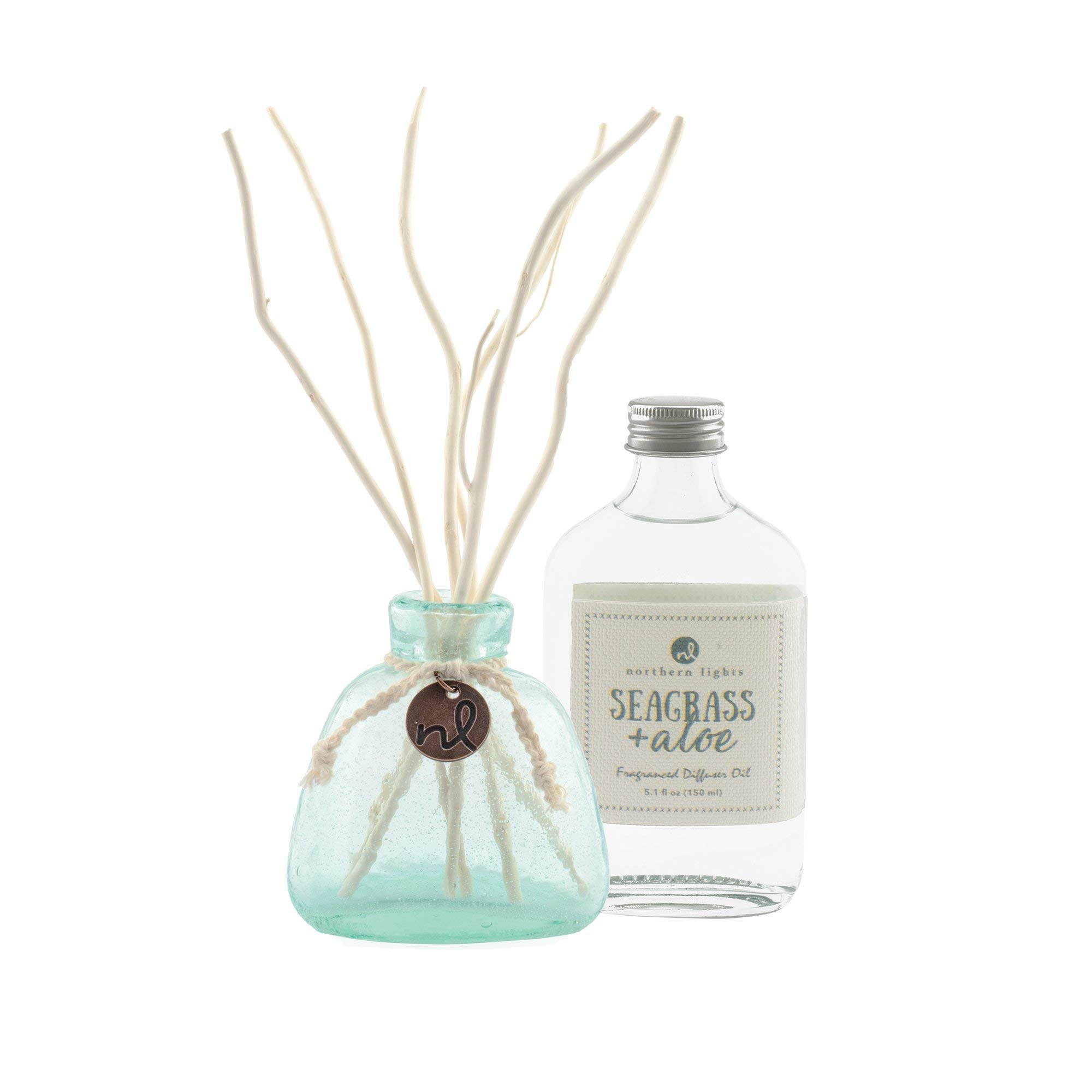 Northern Lights Candles - Windward Reed Diffuser - Seagrass & Aloe - 63610