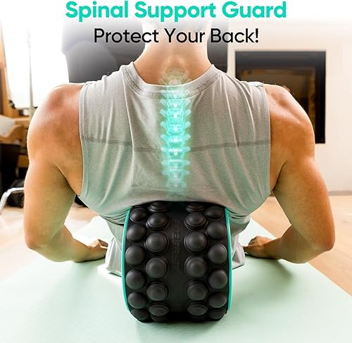Miniatura 3 de FitBeast Rodillo trasero, rodillo de espuma para rueda trasera, rodillo muscular específico para masaje de tejido profundo, ensanchador de espalda