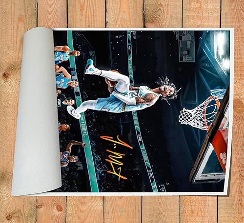 Miniatura 2 de Póster Ja Morant, decoración moderna de baloncesto para pared, impresión en lienzo de alta definición, sin marco, impermeable, resistente a los