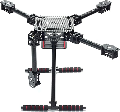 Miniatura 3 de Readytosky ZD550 Quadcopter Frame 21.654 in Marco plegable de fibra de carbono Drone Frame con fibra de carbono Landing Skid