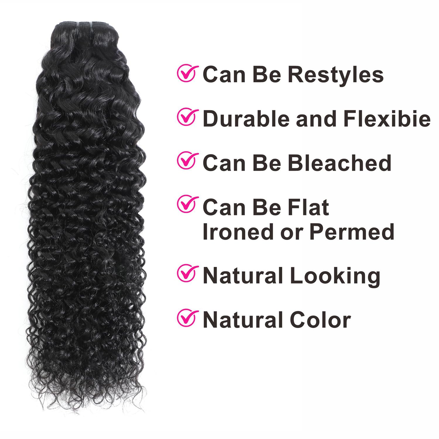 12A Water Wave Human Hair Bundles Wet And Wavy Bundles Human Hair 100% Unprocessed Brazilian Water Wave Curly Bundle Natural Black Color 12 Inch