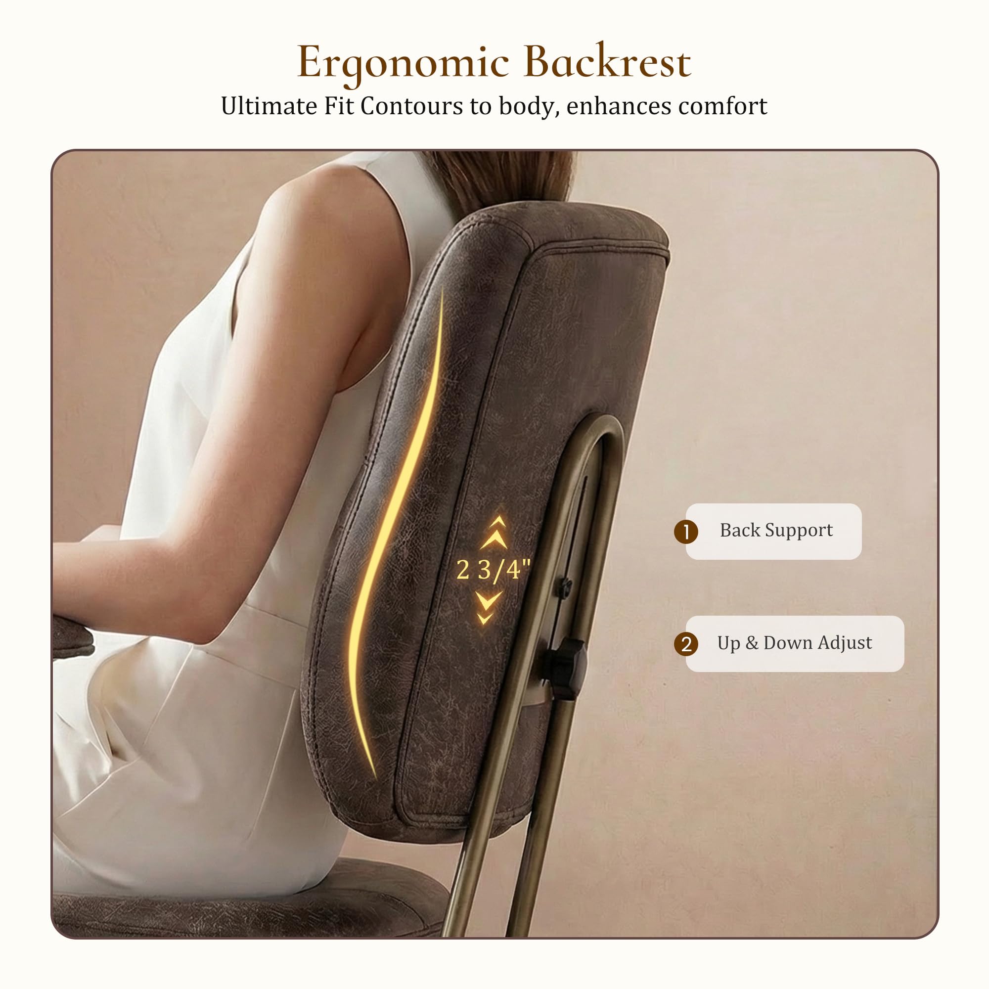EUREKA ERGONOMIC OC33-BR krzesło