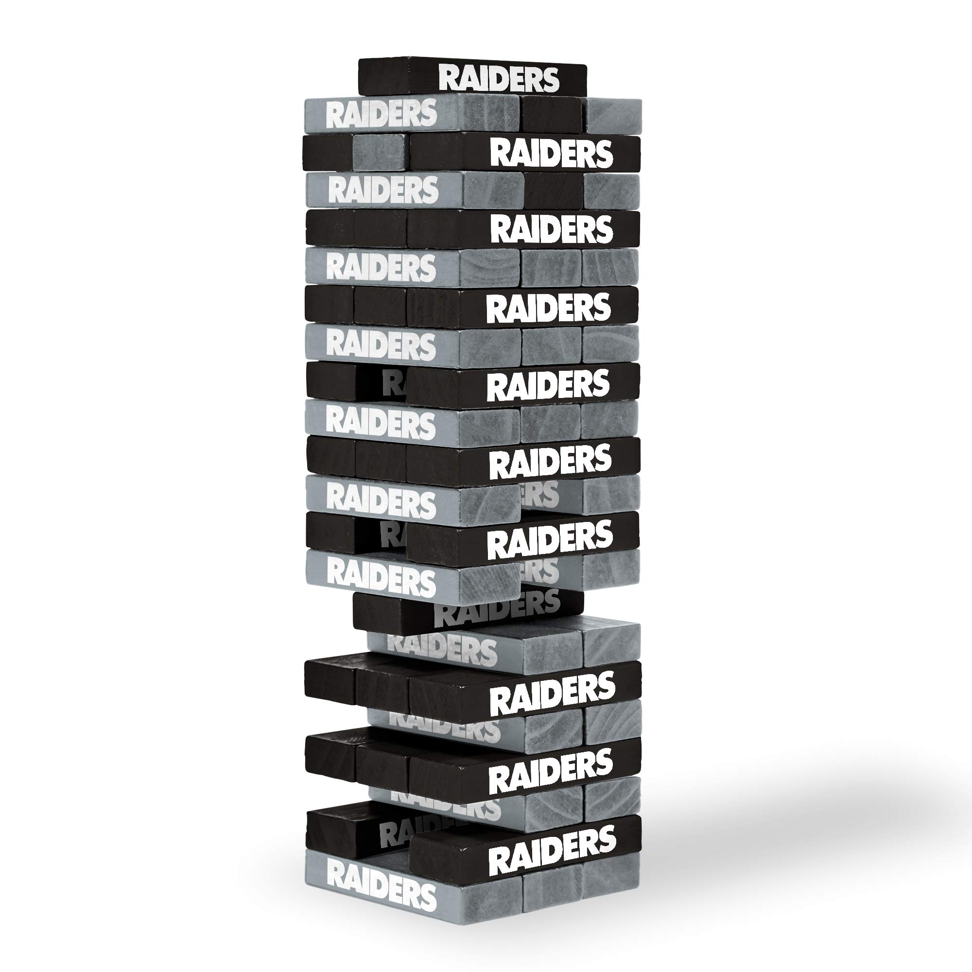 Wild SportsNFL Pro Football Tabletop Stackers Block Game for NFL Football Fan, Dorm Game, Rec Room, Tailgate