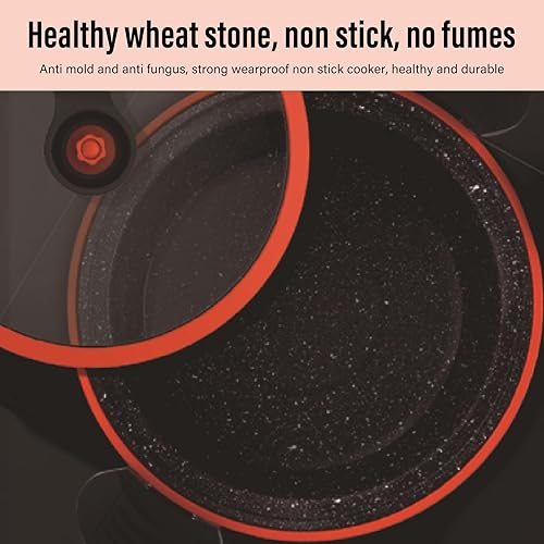 Miniatura 5 de Olla de micro presión antiadherente doméstica, diseño multifuncional, olla de sopa de micro presión de gran capacidad con válvula de escape de