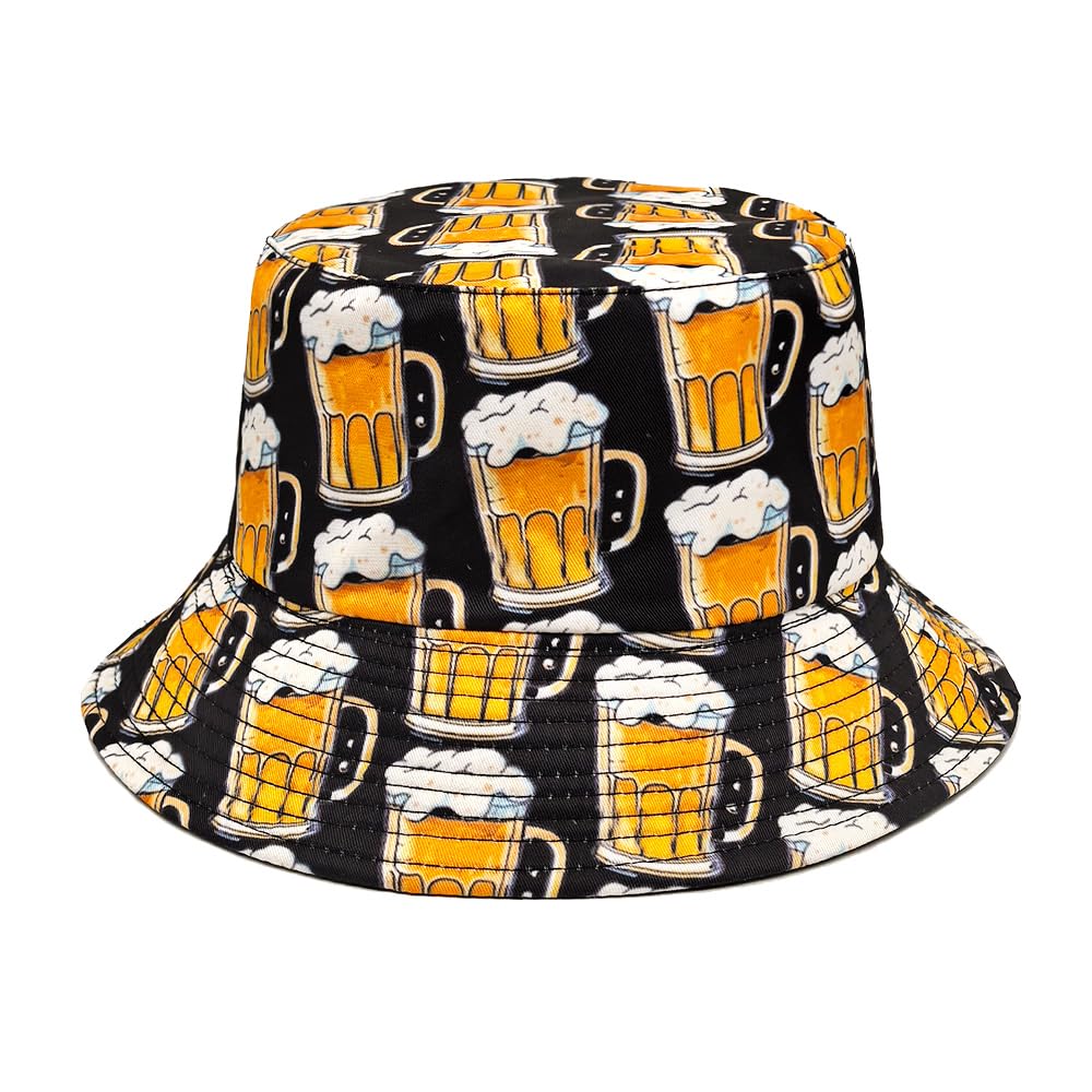 Quanhaigou Bucket Hats Unisex Summer Travel Beach Fisherman Cap for Men Women Teens