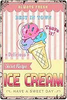 Vista 7 de Cartel de metal con texto en inglés «Sweet Fluffy Cotton Candy» con texto en inglés «Retro Print», póster decorativo para pared, decoración