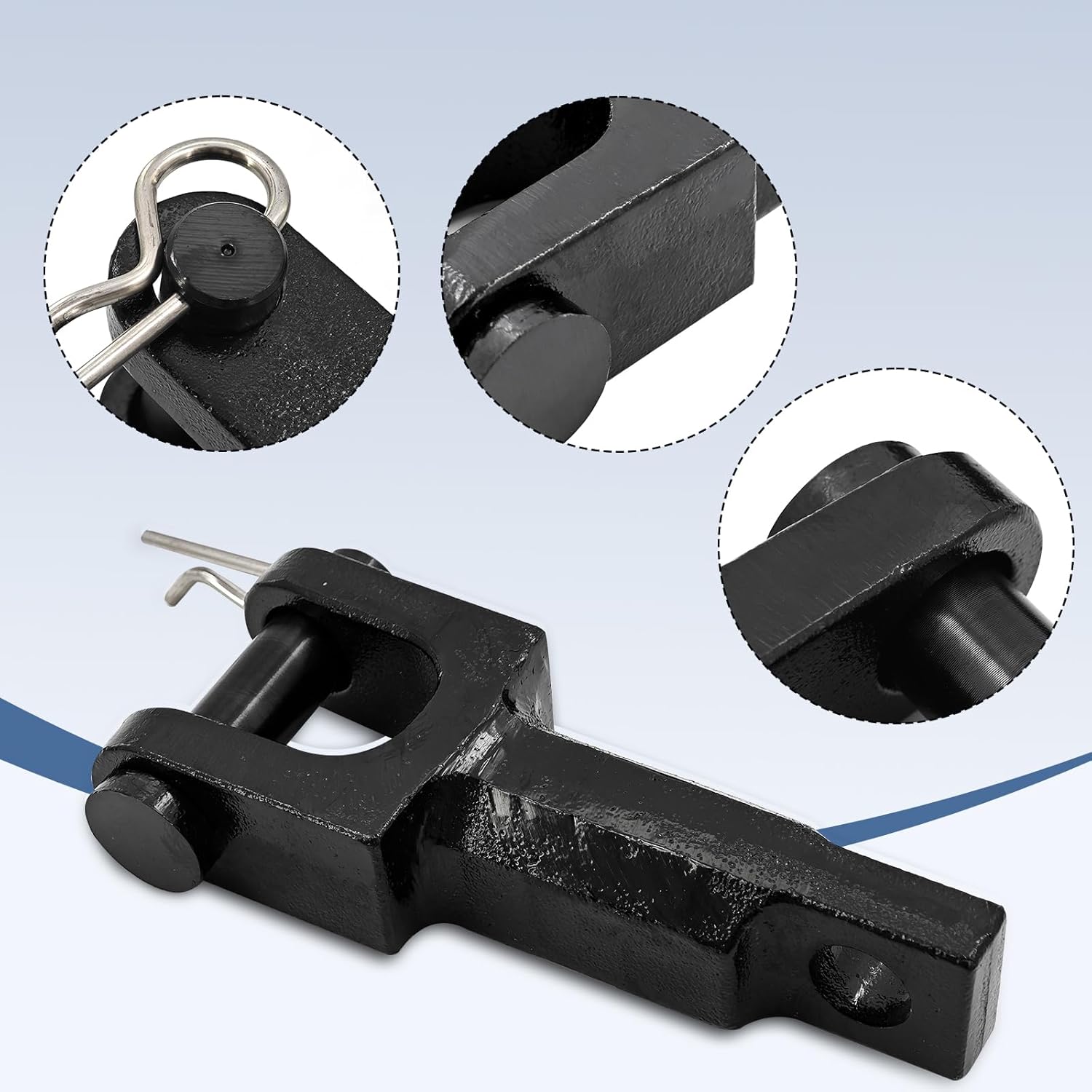 A20-6013 Rev A Towhooks with Tow Pins Fits for Peterbilt for Kenworth A65-6008 A65-6000 14264AA Full Set Rev A Tow Hooks Tow Pin Kit (2 PCS)