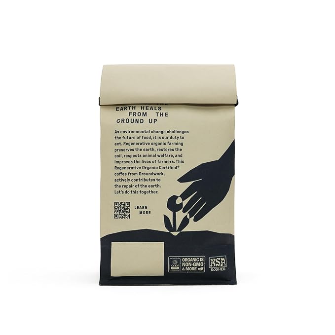 GROUNDWORK COFFEE CO Café Orgánico en Grano Round Midnight 283 g miniatura 7