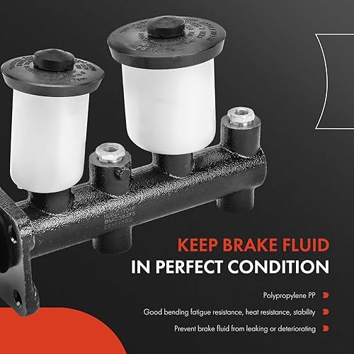 Miniatura 4 de A-Premium Cilindro maestro de freno con depósito compatible con Toyota Land Cruiser 1976 1977 1978 1979 1980 -Reemplazar # 4720160050-7/8 pulgadas