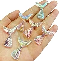 Vista 8 de 18 Pcs Miniature Mermaid Figurines,Mini Mermaid Tail Figurines for Cake Decoration Home Terrarium Decoration DIY Crafts