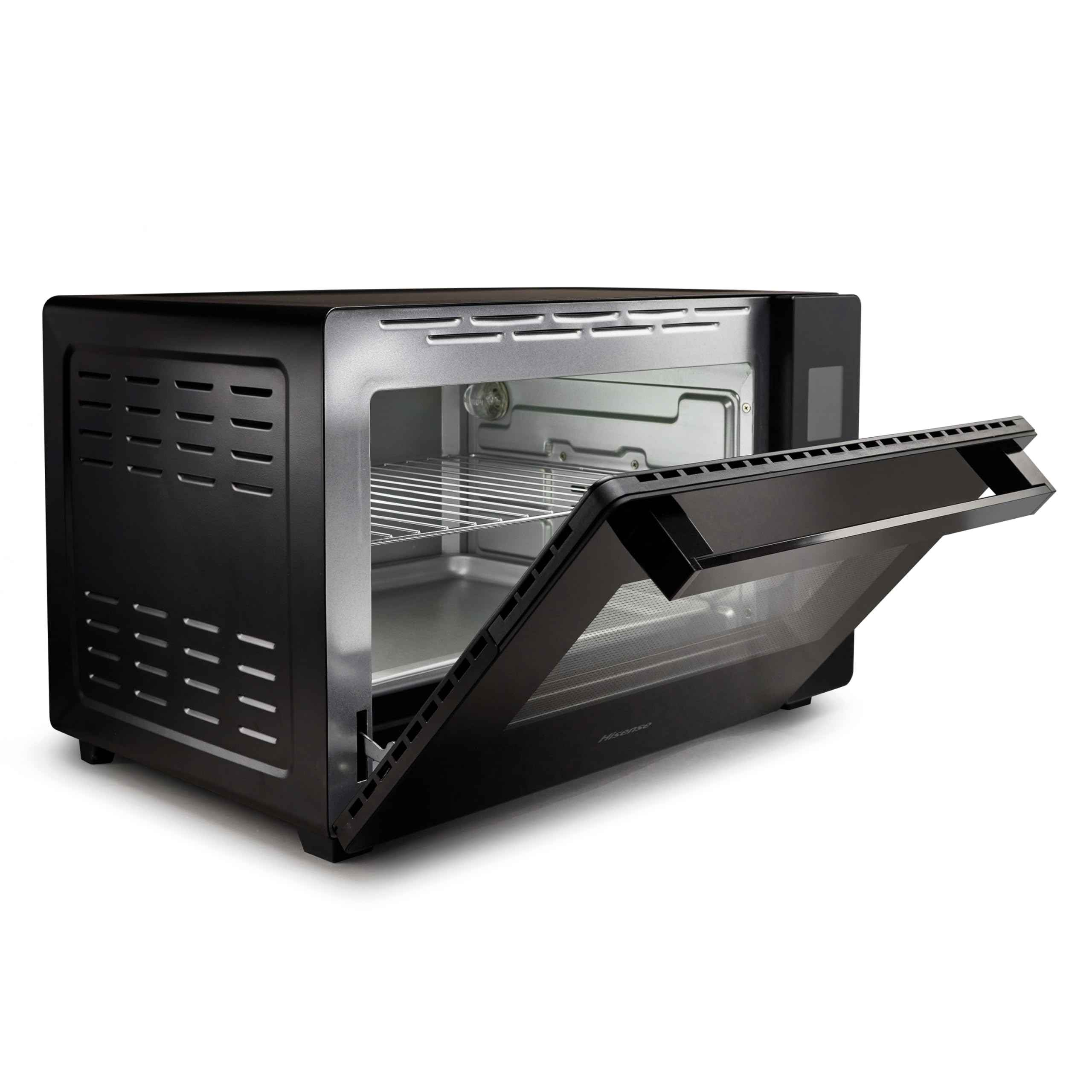Hisense, HOM45D - Fornetto elettrico 45L, tre livelli di cottura a convezione, girarrosto, comandi touch, programmi automatici