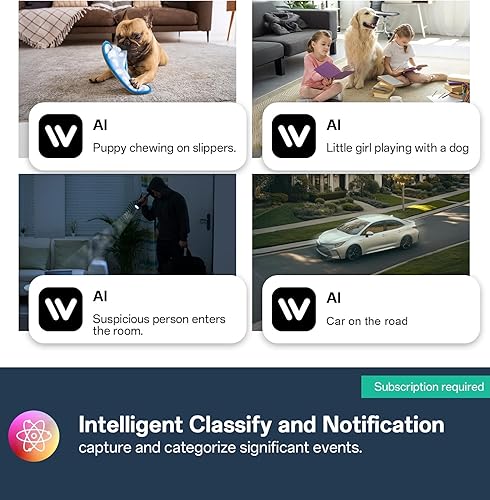 Miniatura 6 de Cámaras de seguridad para interiores, cámara WiFi 2K 5G y 2.4Ghz para seguridad en el hogar con alerta de monitor 911, cámara de 360 PTZ para