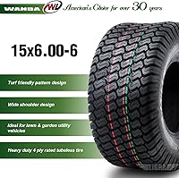 Vista 48 de WANDA One 18x7.50-8 Lawn Mower Cart Turf Tires P332 /4PR