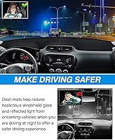 Vista 7 de CARTIST Funda para salpicadero Compatible con Kia Soul 2014-2019 Accesorios Funda para salpicadero Alfombrilla antideslizante y antirreflejos