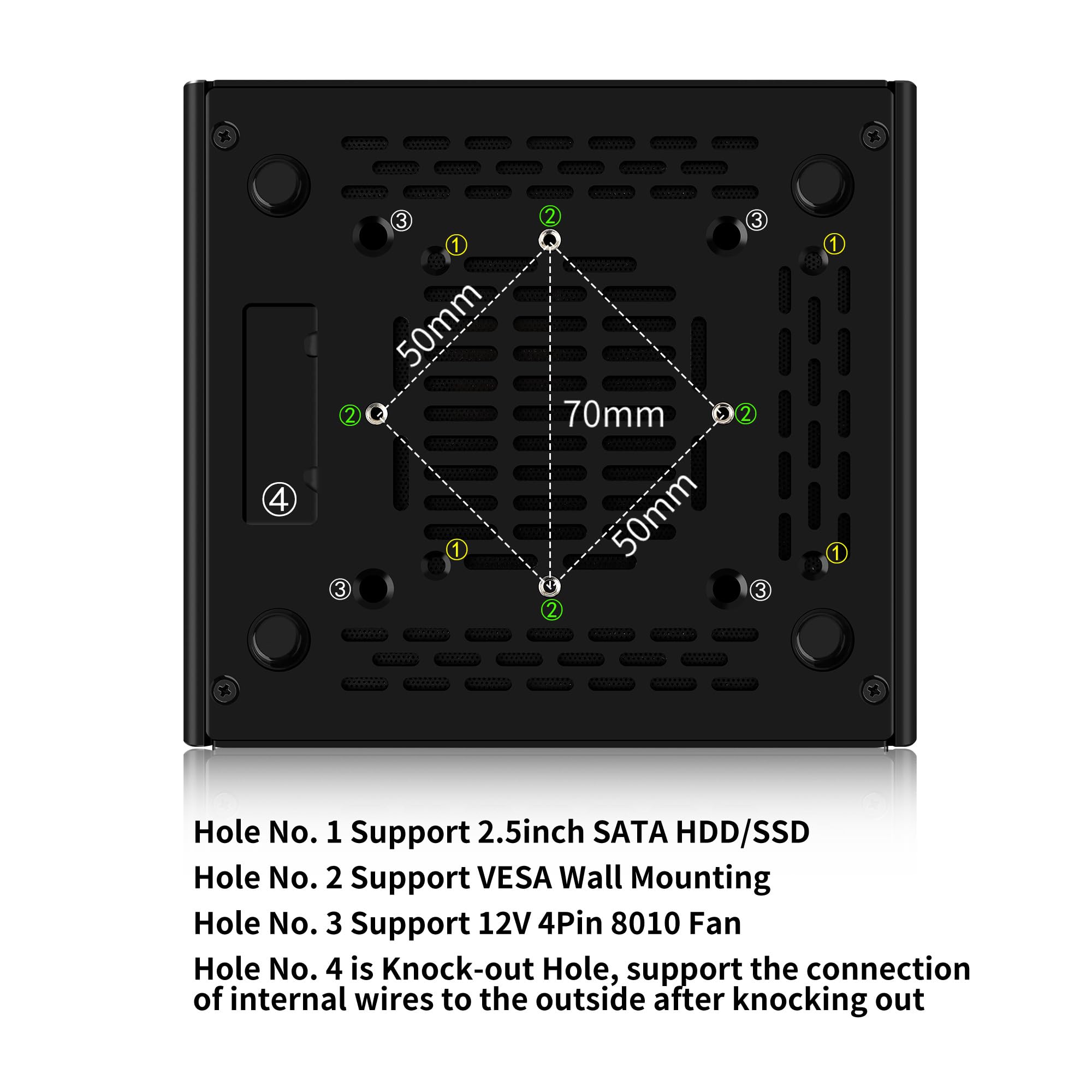 CWWK Mini PC N150 10GbE Firewall Appliance, Dual 10Gbit SFP+, 2 x i226-V 2.5GbE LAN, Micro OPNsense Box, 10Gb Mini Computer, 8GB DDR5 RAM 128GB NVMe SSD, E-Key, USB-C, TF, AES-NI