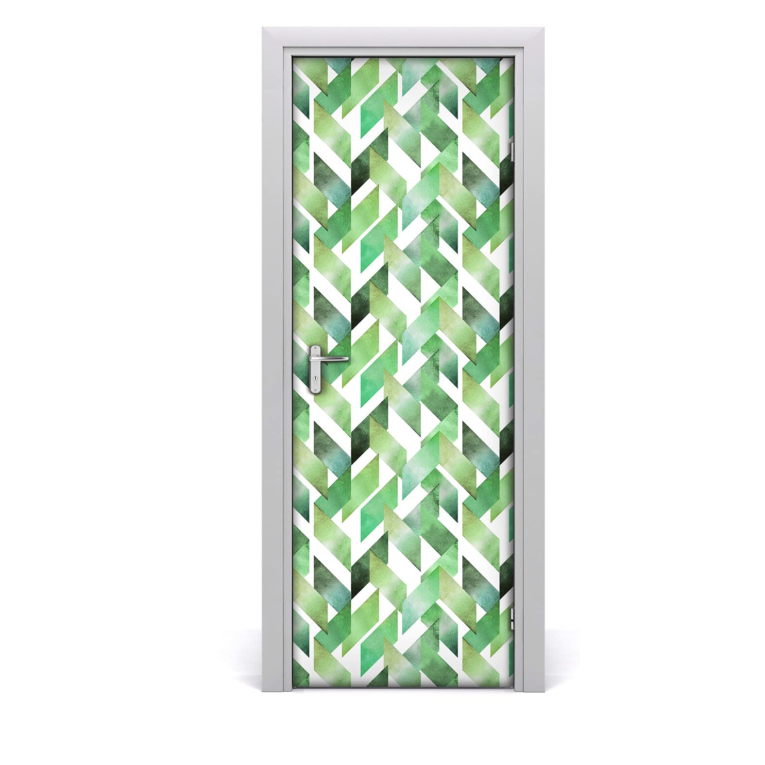 Autocollant de porte 77x200cm papier peint mural motif floral