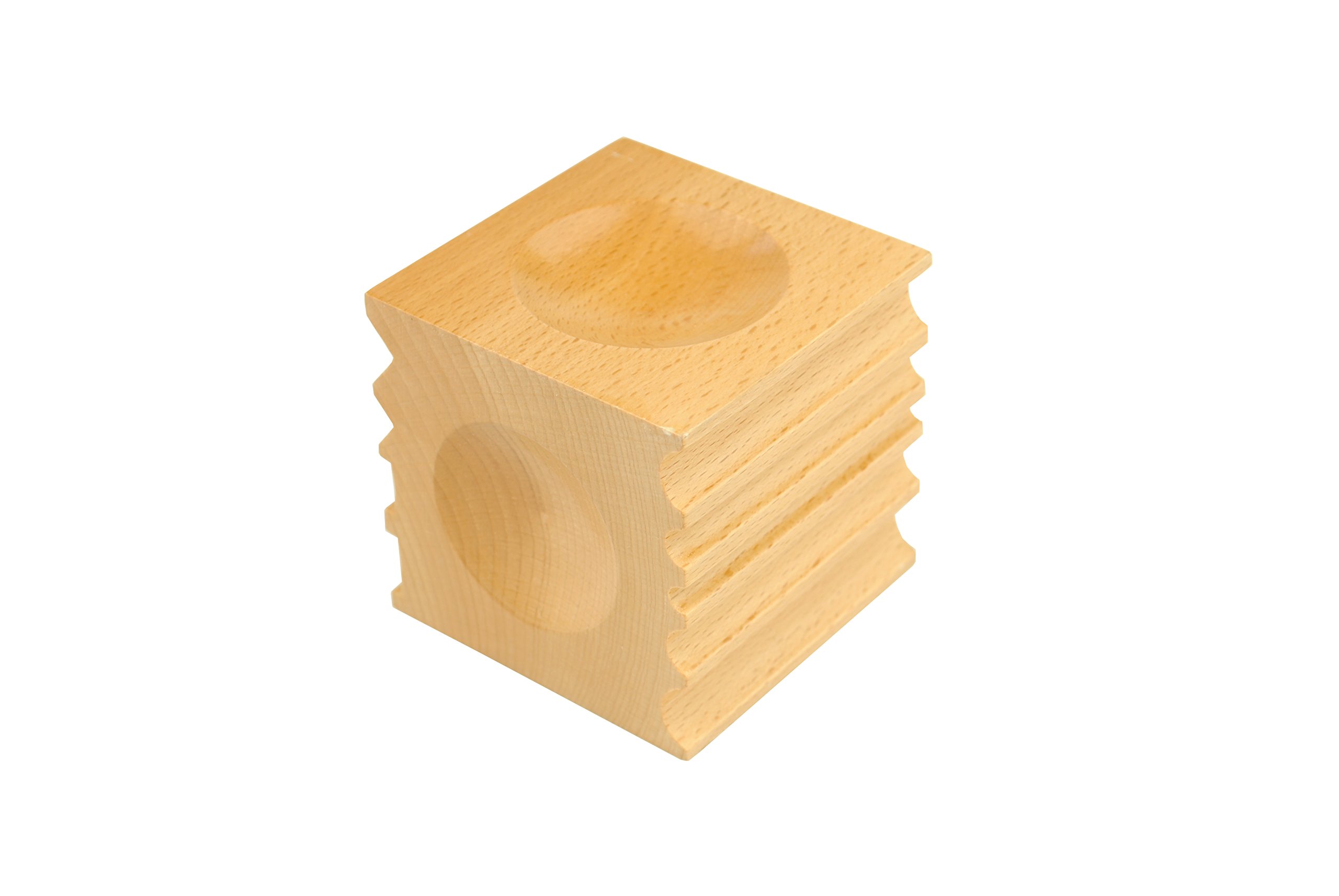 Proops Wooden Doming Dapping Block with Channel, Groove, 2.75" Square (J1354). Free UK Postage