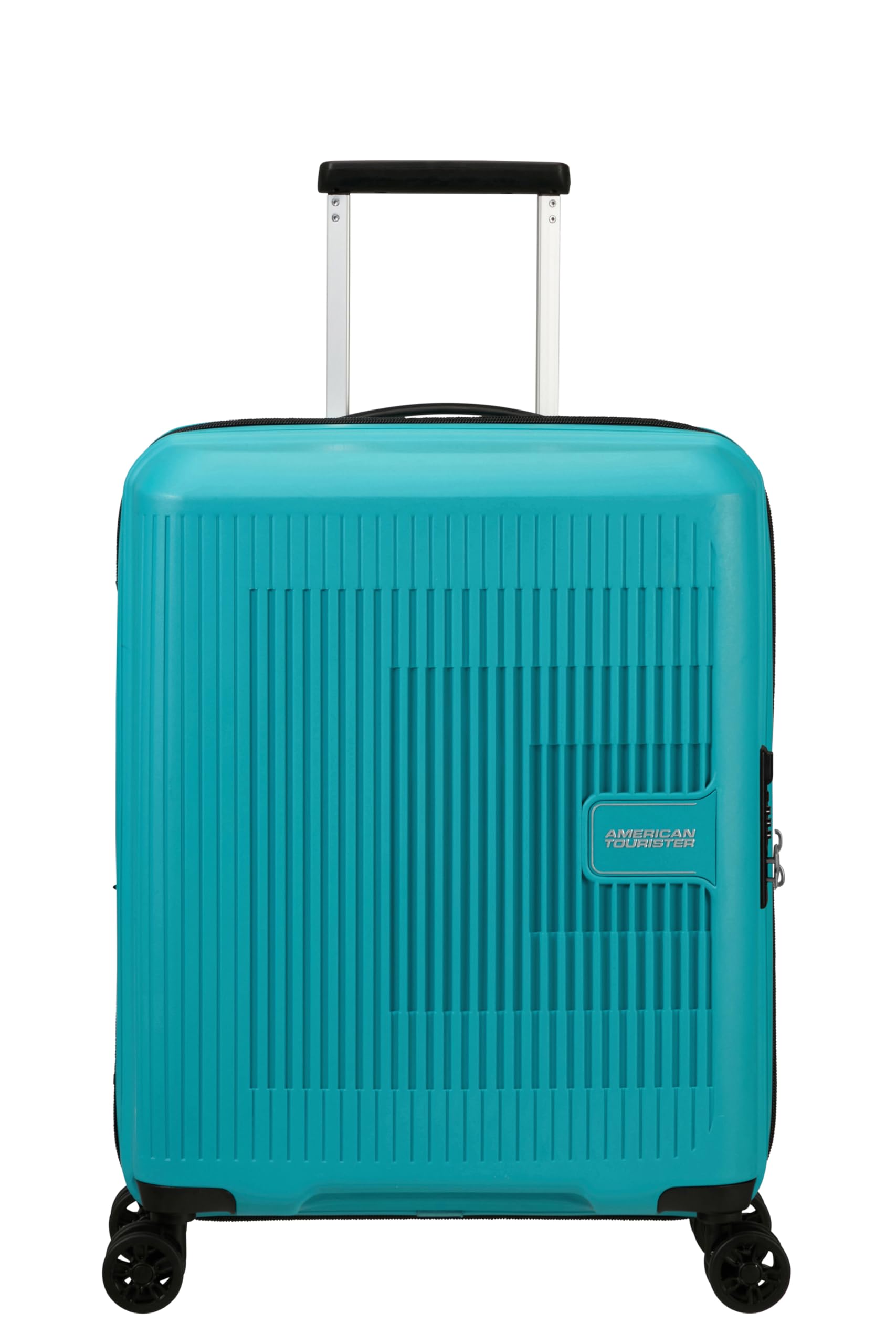 American Tourister Aerostep - Spinner S, Bagage à Main Extensible, 55 cm, 36/40 L, Turquoise (Turquoise Tonic)