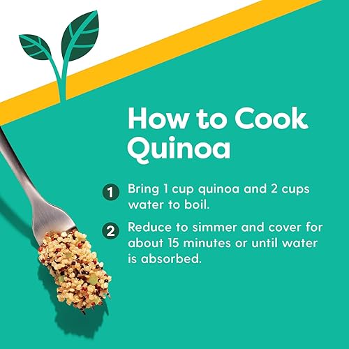 Miniatura 3 de Ancient Harvest Quinoa orgánica tradicional bolsa de 27 onzas quinua esencial sin gluten llena de proteínas un supergrano fácil de preparar