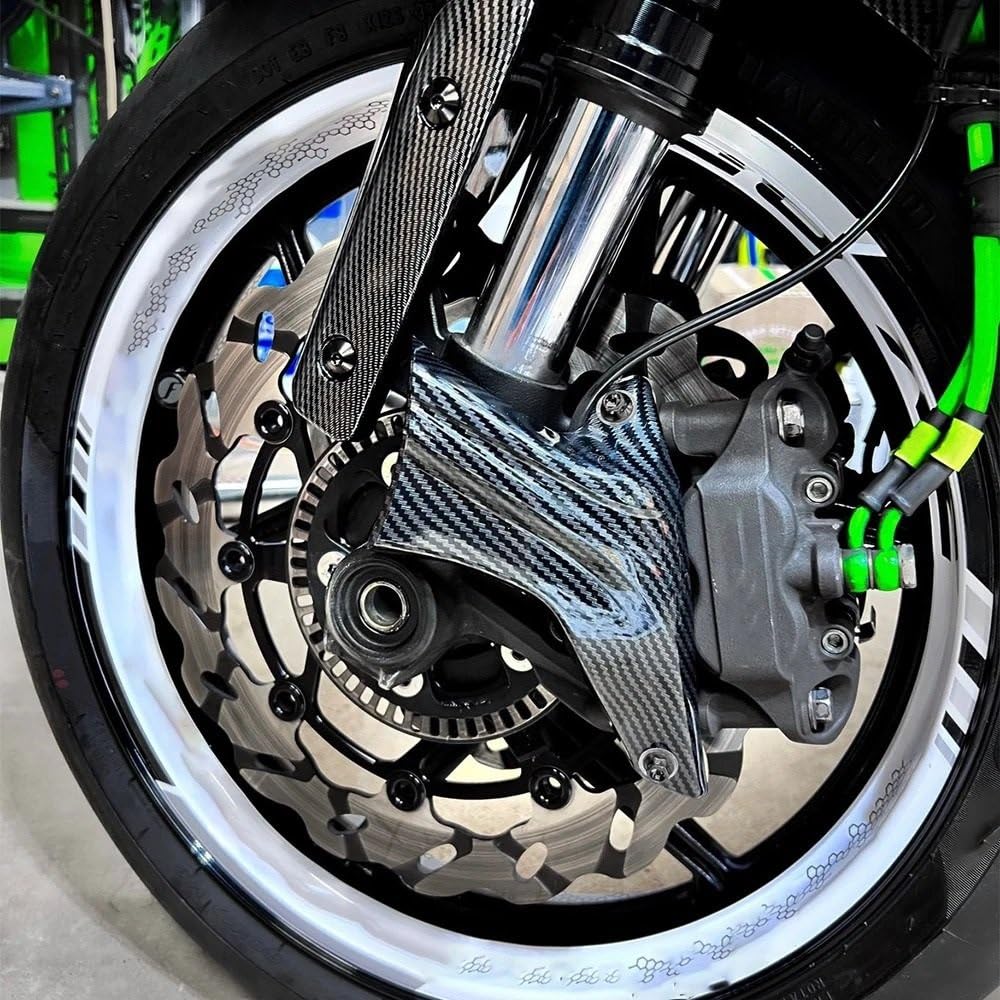 Zacisk hamulca motocyklowego przewody chłodzące powietrze pasujące do Kawasaki Z1000 Z1000R Z1000SX Ninja ZX6R ZX10R ZX6RR ZZR 1400 Brake Cooling Mounting(A right side)