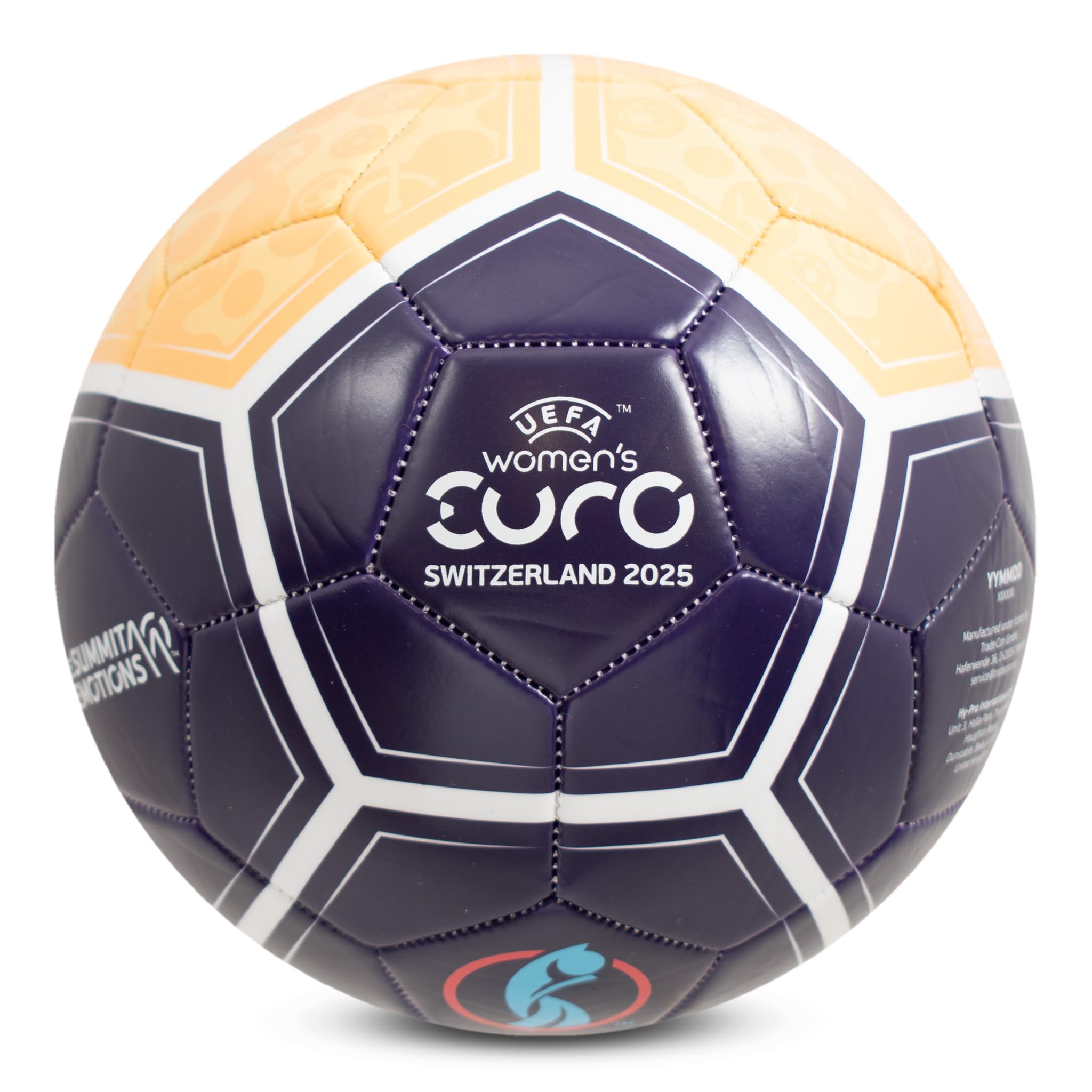 Hy-Pro Offically Licensed UEFA Womens Euro 2025 Size 5 Football