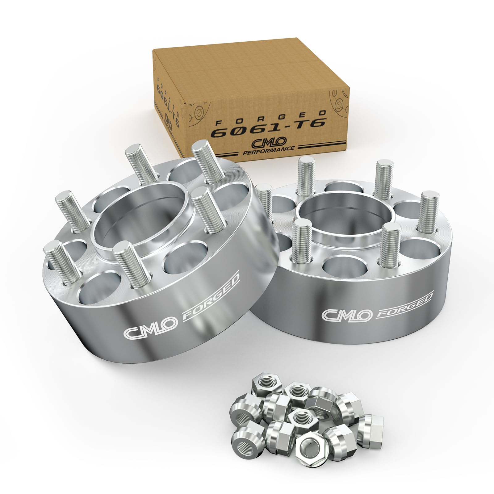 Customadeonly 6x139.7 (6x5.5) Forged Wheel Spacers 50mm (2 Inch) Hubcentric – Compatible for Chevy Express 1500, Astro, C2500, K2500, K1500, GMC