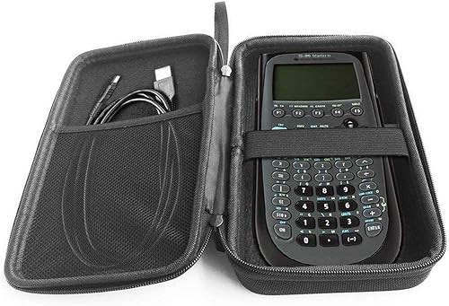Miniatura 3 de Estuche rígido compatible con calculadora gráfica programable de titanio Texas Instruments TI-89