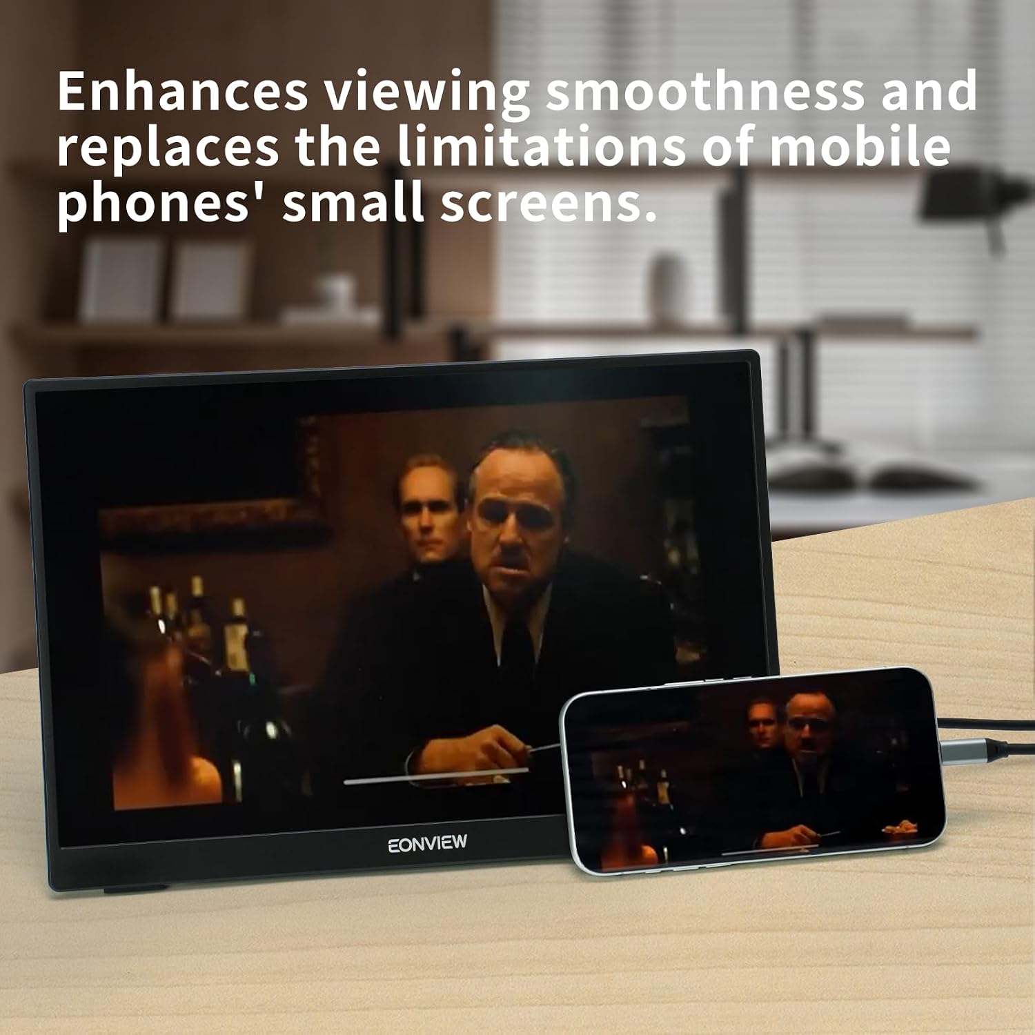 Portable Touchscreen Monitor, 14 Inch, 1080P IPS Display, Zero Frame, USB-C and HDMI, for Laptop, PC, Mac, PS, Xbox, Nintendo Switch