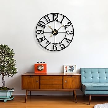 Amazon.com: LEIKE Large Wall Clocks,Silent,Non Ticking,Battery