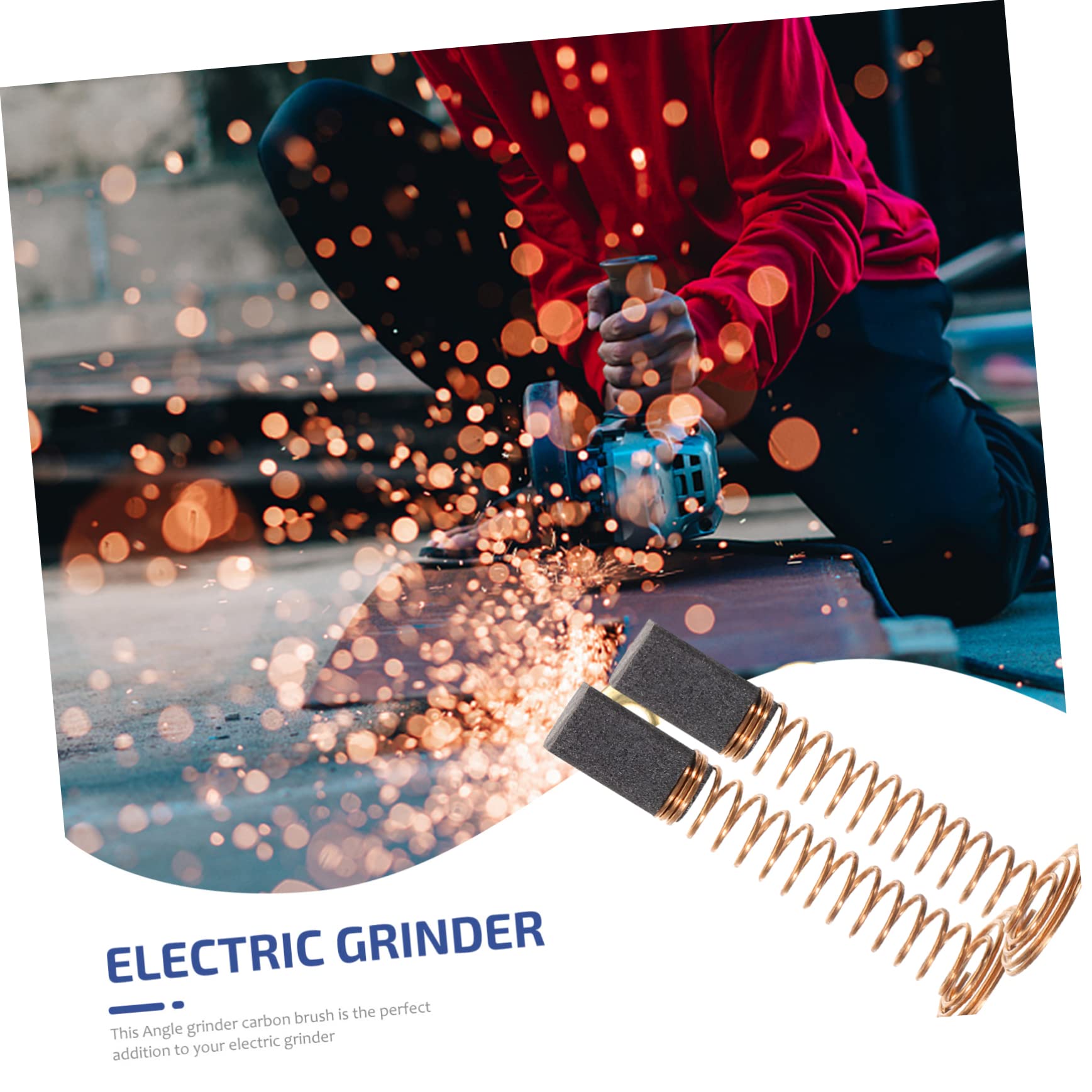 STOBOK 5 Sätze Elektromutbürste Ersatz Reparatur Drehwerkzeug Elektrischer Bürstenmotor Motorbürste Aus Kohle Kohlebürsten Für Elektromotoren Kohlefaser 4 Stück * 5