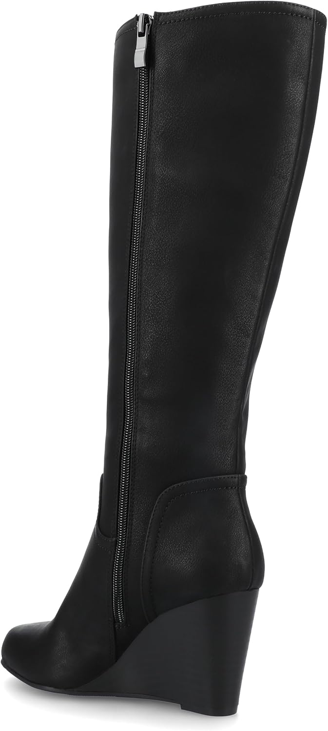 Journee Women's Medium and Wide Calf Langly Boots