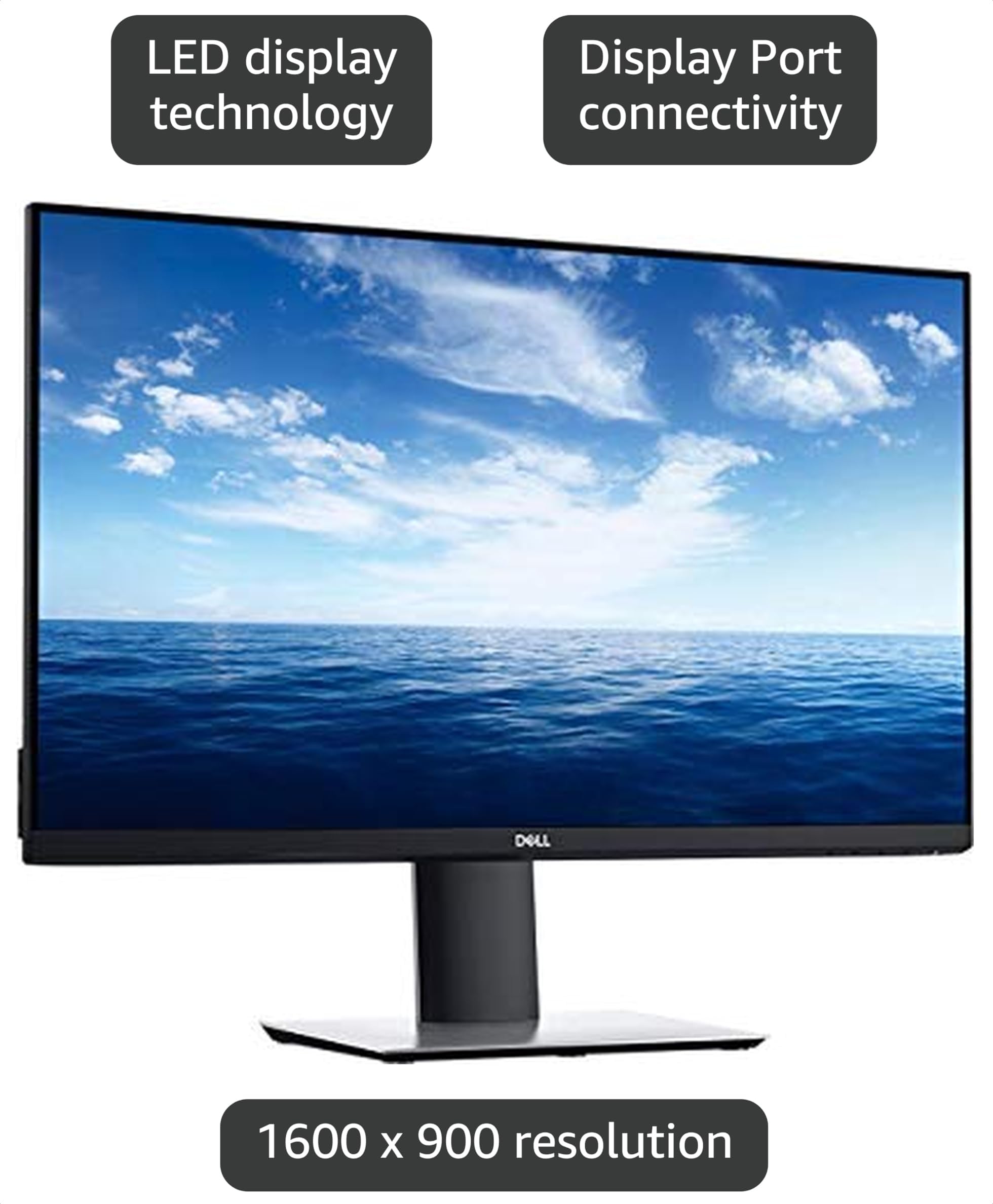 Amazon.com: DELL 20 inches P2018H WIDE SCREEN 1600X900 VGA DISPLAY