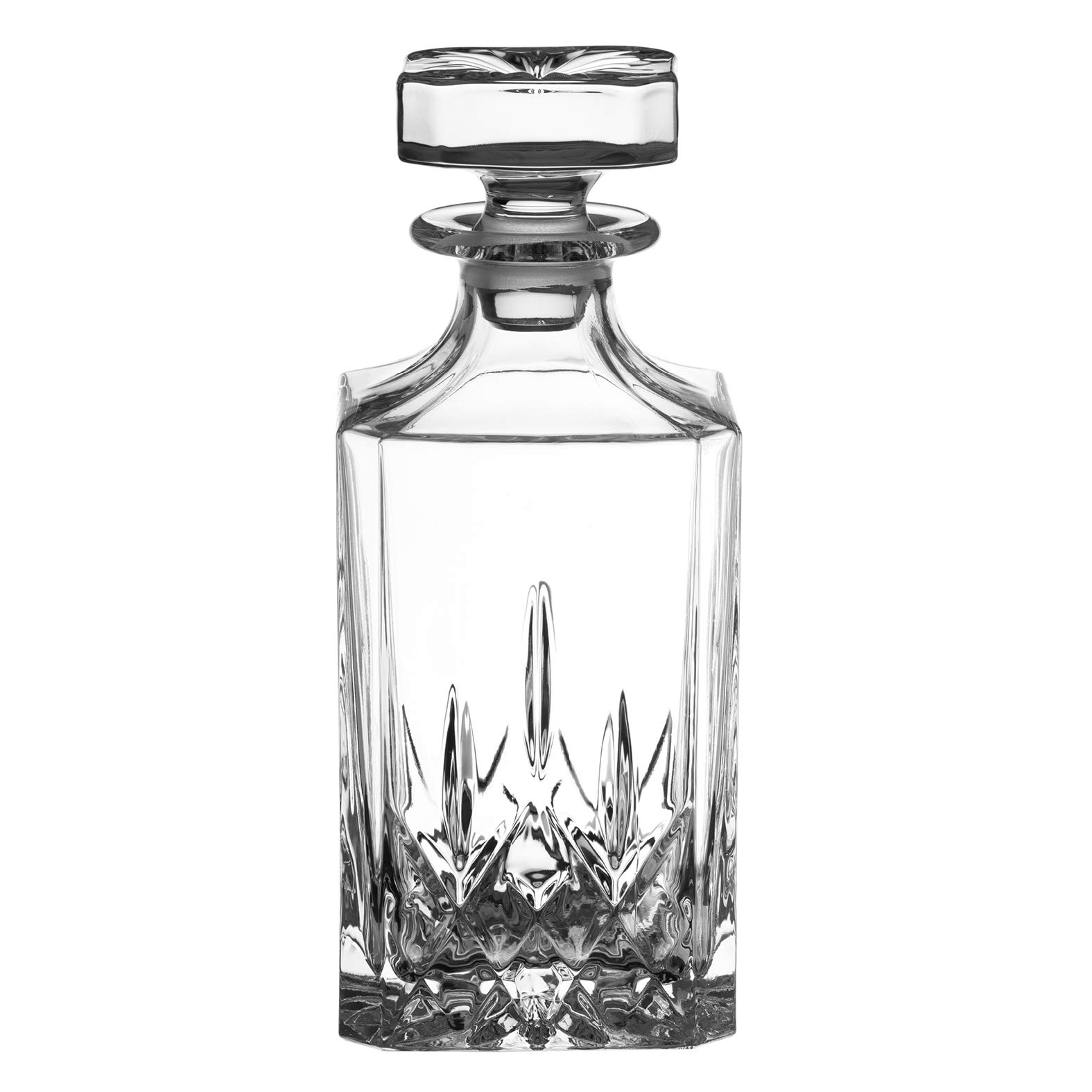 DIAMANTE Carafe à décanter à whisky Collection Dorchester en cristal 750 ml Coffret cadeau
