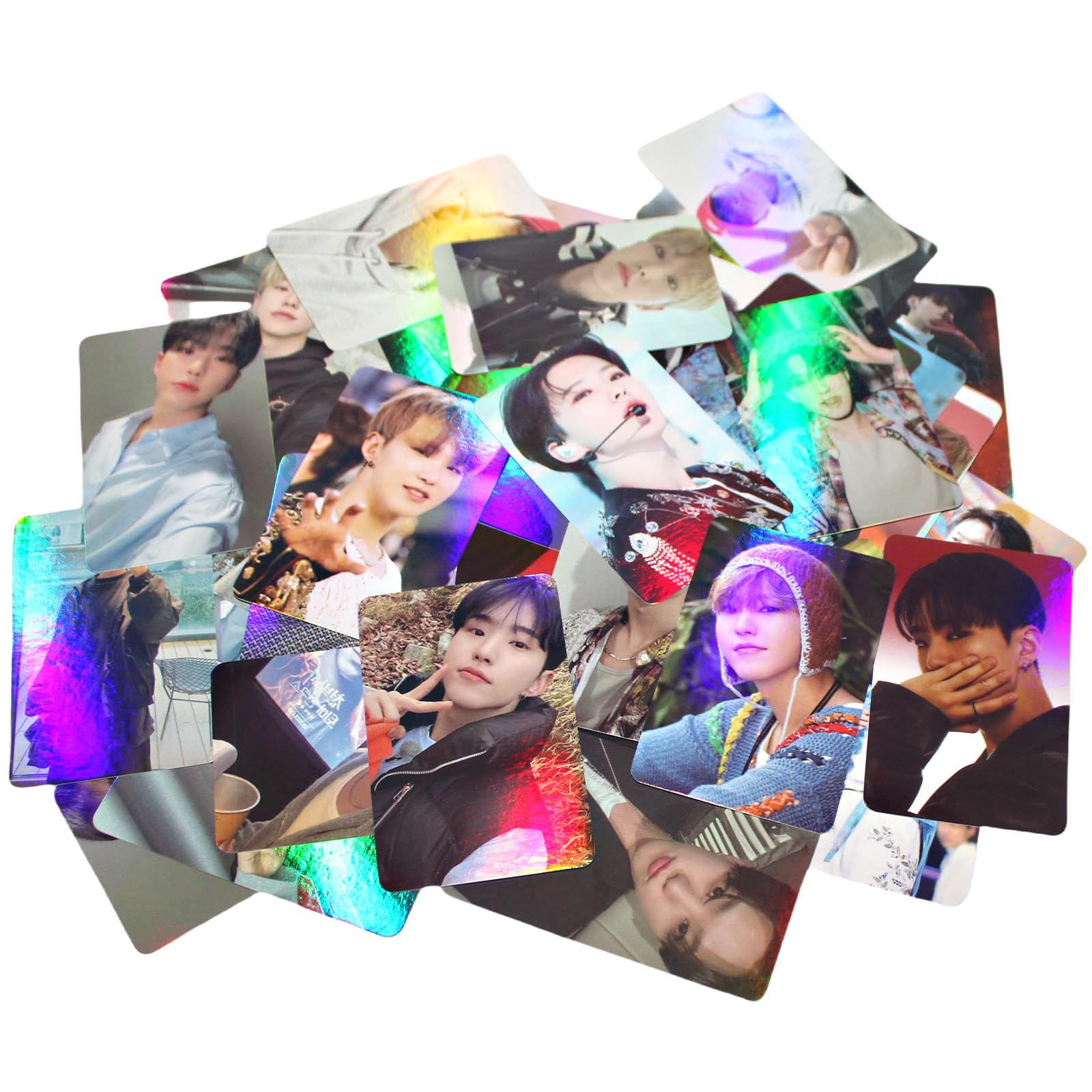 PYAJUU Seventeen Photocards Kpop Seventeen Laser Photocard