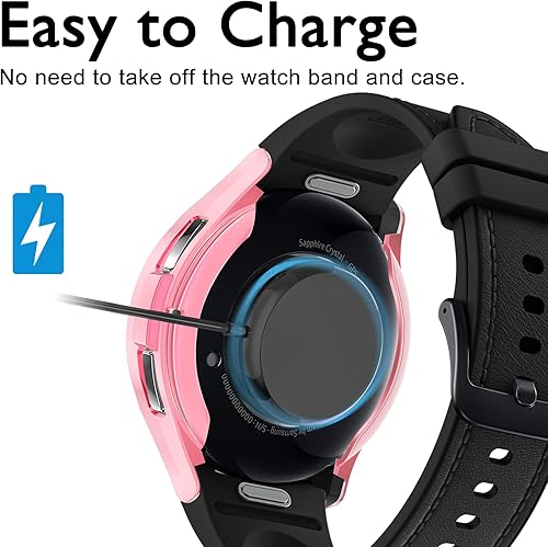 Miniatura 6 de Paquete de 6 fundas protectoras de reloj para Samsung Galaxy Watch6 Classic, TPU suave, resistente a los arañazos, flexible (sin vidrio templado)