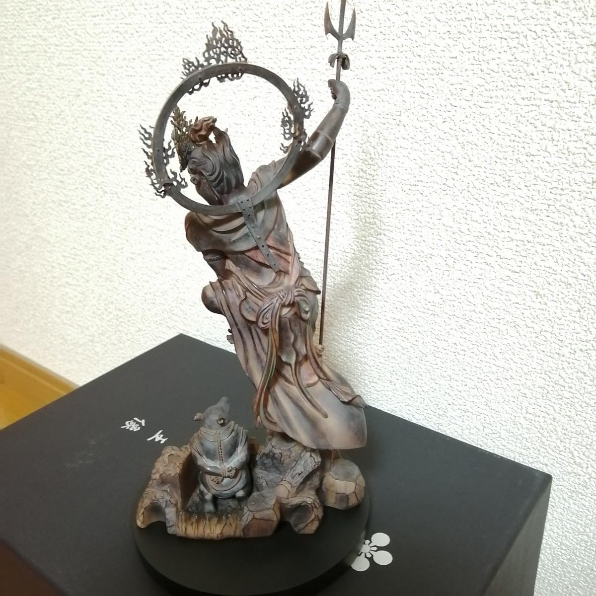 Amazon.co.jp: □烏枢沙摩明王像（トイレの神様）鑑賞用仏像フィギュア  