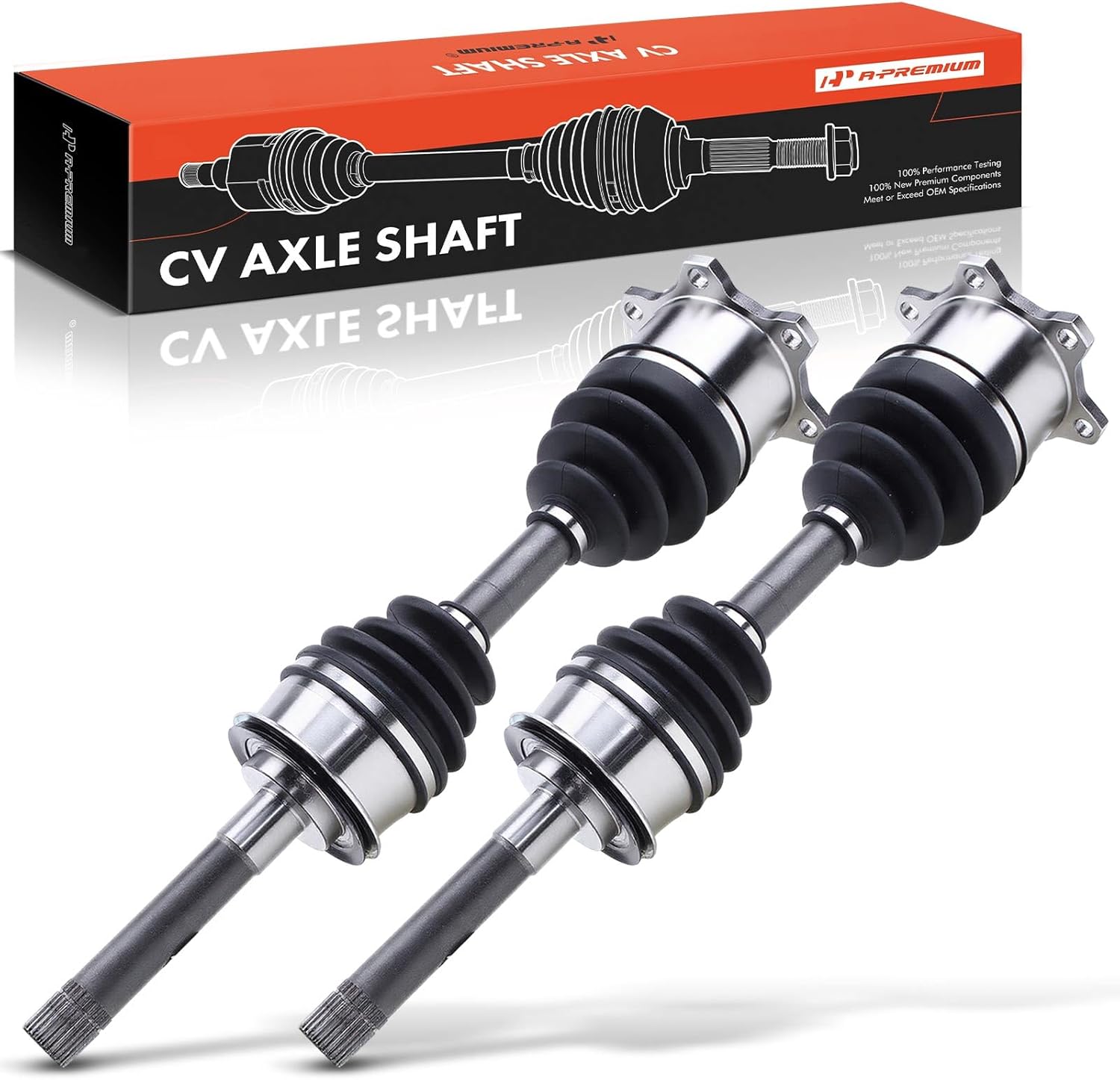A-Premium Pair (2) Front CV Axle Shaft Assembly Compatible with Toyota 4Runner 1986-1995, Pickup 1986-1995, 4WD Only, Driver and Passenger Side
