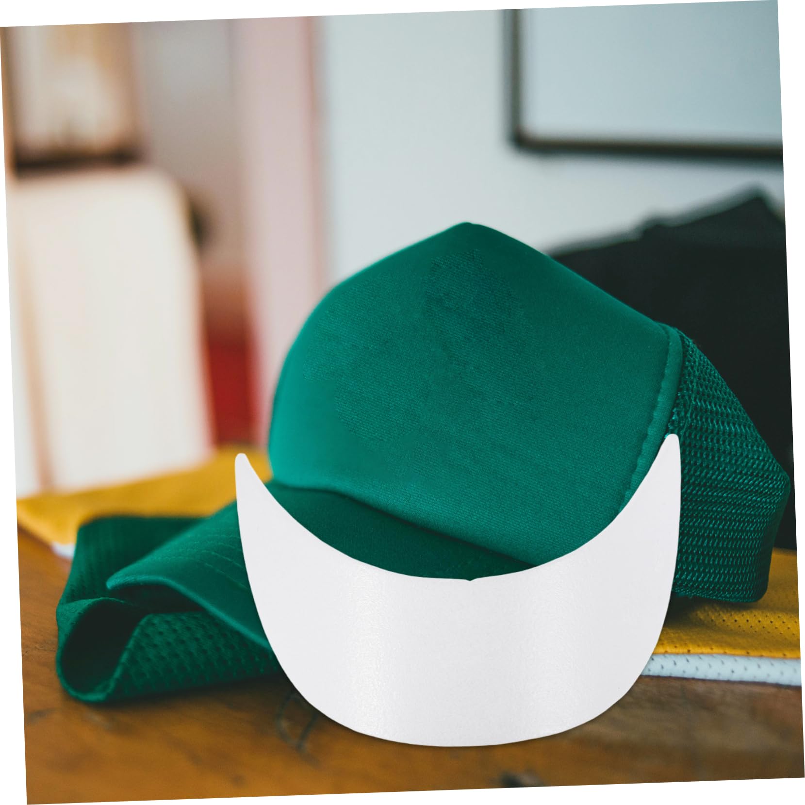 FOMIYES 20piezas Visera De Plástico Para Sombrero De Niño Accesorios De Visera De Insertos De Para Hacer Sombreros De Béisbol