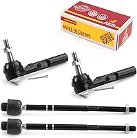 Vista 155 de Metrix Premium Chassis Parts - Kit de 4 piezas de extremos de barra de acoplamiento frontal exterior e interior compatible con Nissan Pathfinder