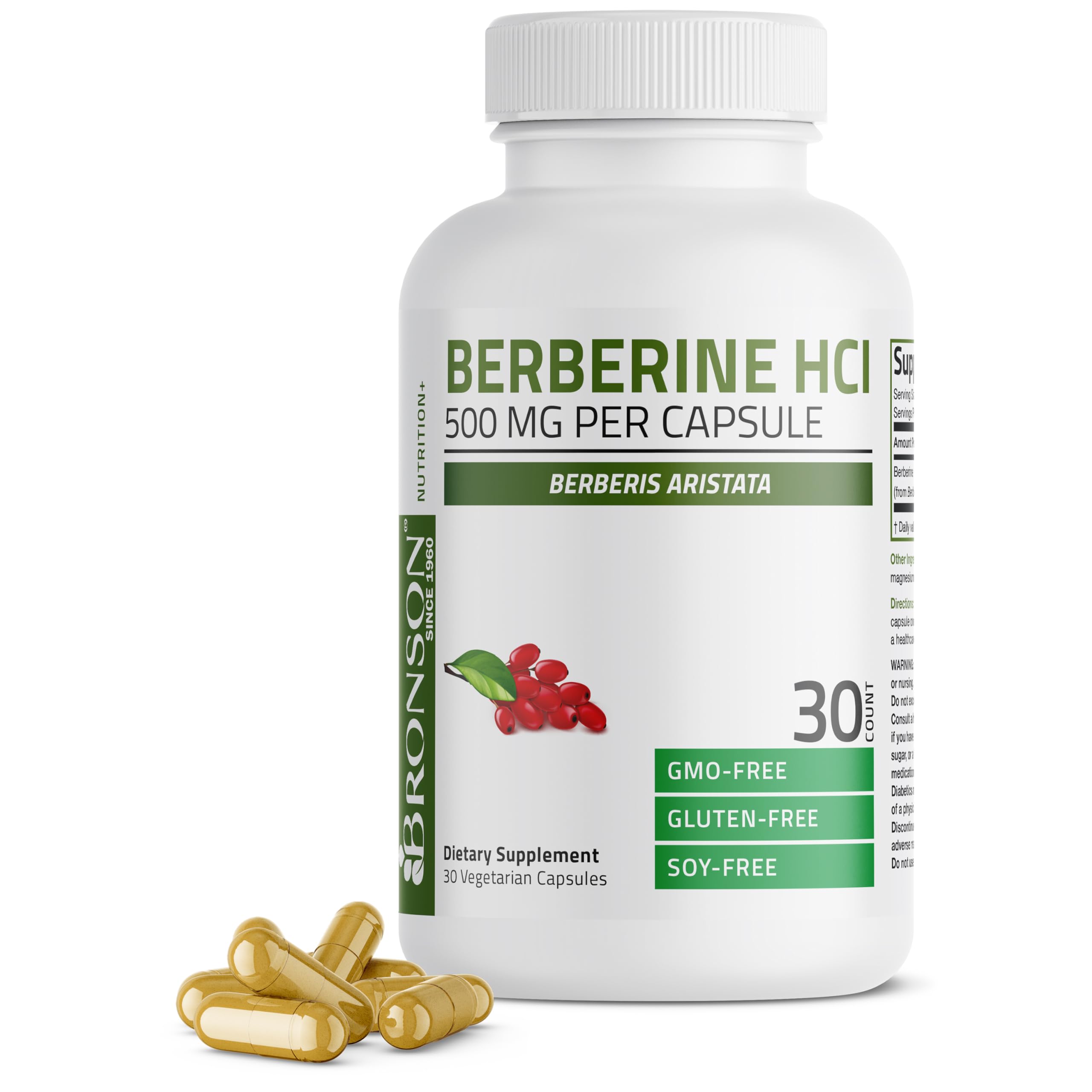 Amazon.com: Bronson Berberine As Berberine HCI Berberis Aristata