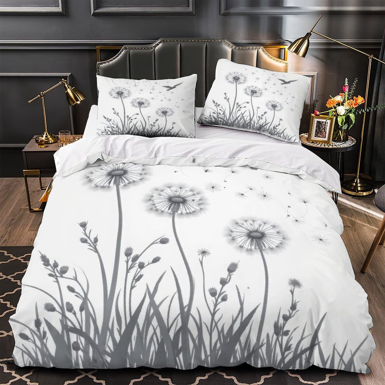 Parure de lit enfant pissenlit pour créer une chambre douce et naturelle 140x200