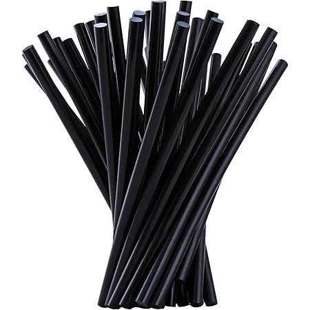 Bâtons De Colle Chaude Noire - Diamètre 7/11 Mm, Longueur 200 Mm, Lot De 10 à 100 Pièces, Pour Travaux Manuels Et Réparations