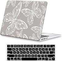 Vista 20 de KEROM Compatible con Funda para MacBook Air de 13 Pulgadas con Diseño de Cocodrilo 2021 2020 2019 2018 M1 A2337 A2179 A1932, Texturizada Elegante