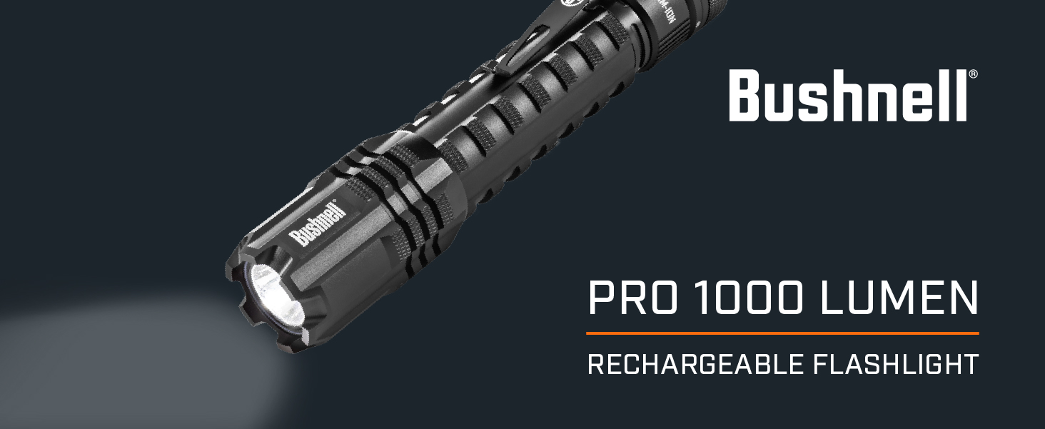 bushnell pro rechargable 1000 lumen flashlight 50009 Amazon.com: Bushnell PRO 1000L Rechargeable Flashlight : Sports & Outdoors