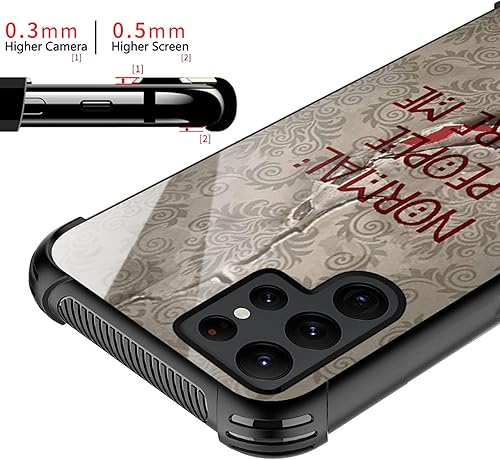 Miniatura 2 de CARLOCA Funda compatible con Samsung Galaxy S22 Ultra, diseño gráfico de identidad de American Horror Story, a prueba de golpes, antiarañazos, de