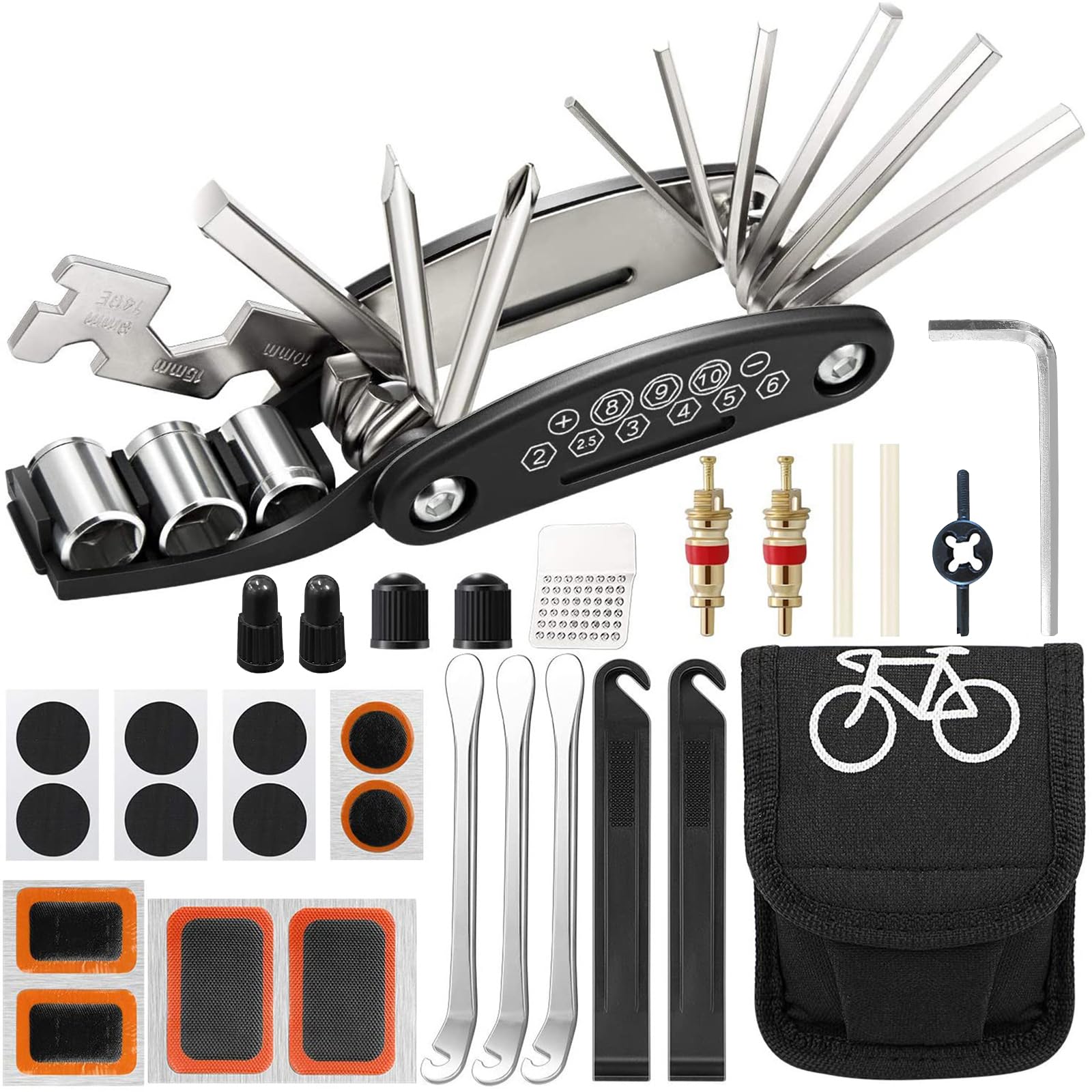 Kit réparation crevaison - Rustine - Vélo, VTT, gravel - 10 mèches - Muc-Off - Équipements vélos