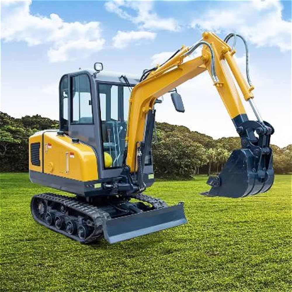 Mini Excavator – Compact Hydraulic Digger for Construction, Site Preparation, Landscaping, Material Handling, Excavation, Trenching, Digging, Utility Work
