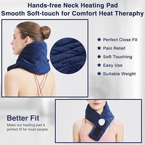 Miniatura 5 de Almohadilla térmica para aliviar el dolor de cuello, almohadilla térmica de cuello para rigidez al dolor, calentador térmico para espondilosis