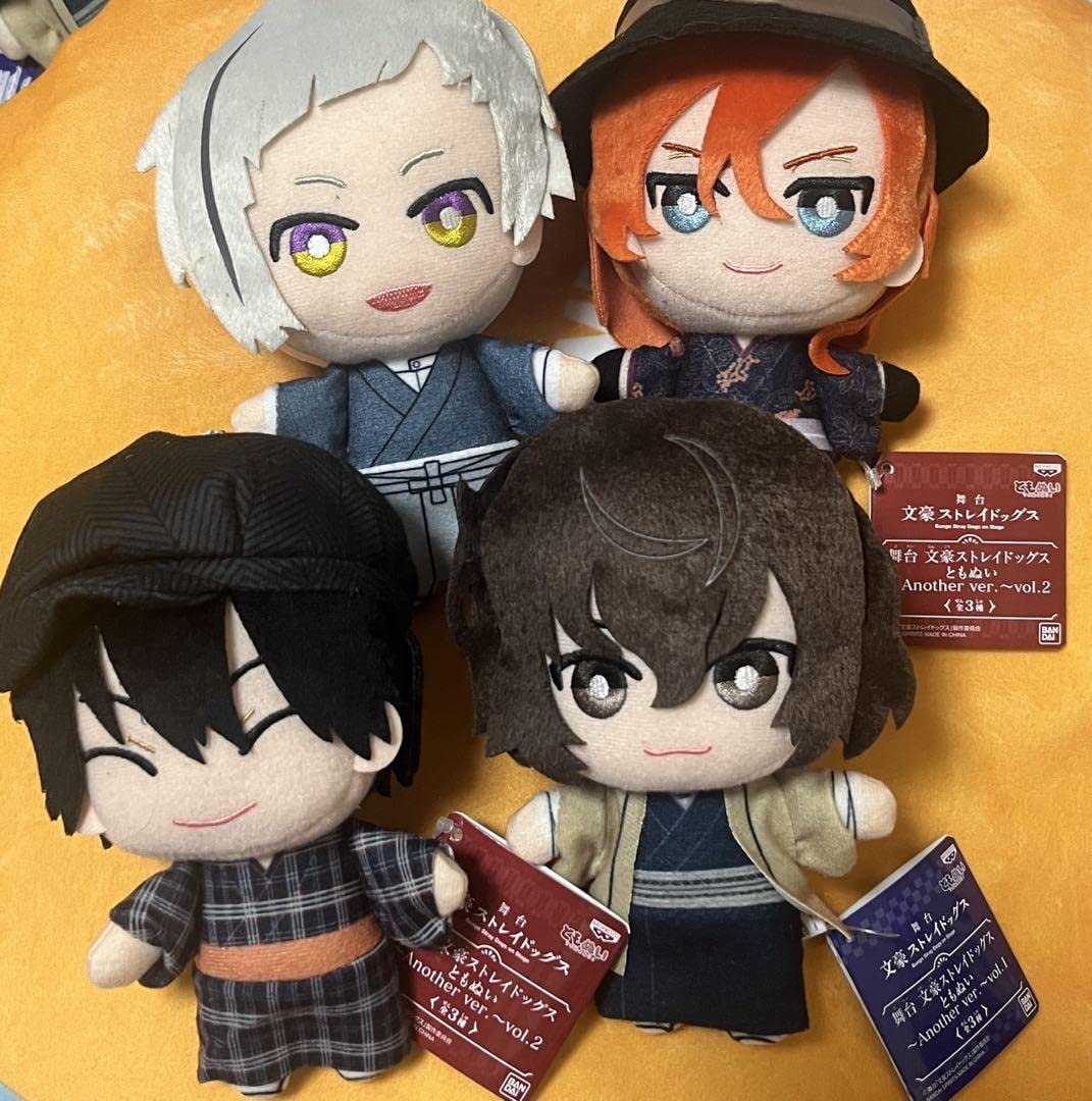 舞台文豪ストレイドッグス　文スト　ともぬい　ぬいぐるみ　ナムコ限定 舞台 文豪ストレイドッグスのぬいぐるみが入荷しました。ナムコ