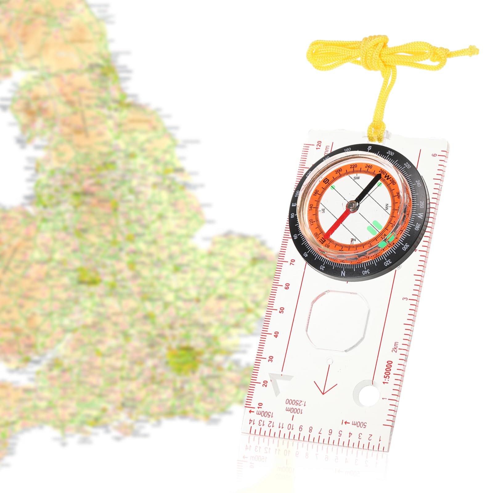 Ranger Compass Boy Scout Compass Hiking Navigation Compass Allround Navigation Compass Outdoor Compass Navigation Compass for Hiking for Camping Hiking Outdoor Survival Navigation Carry-on Accessories